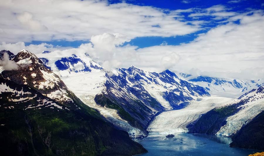 Gletscher am Prince William Sound