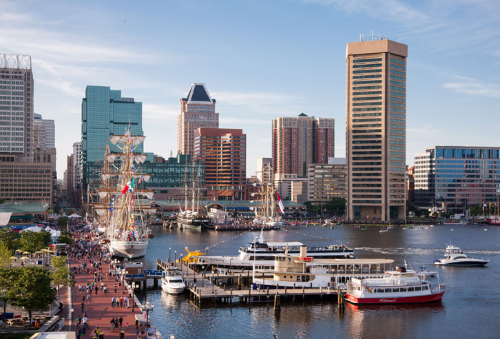 Baltimore, Inner Harbor, Maryland