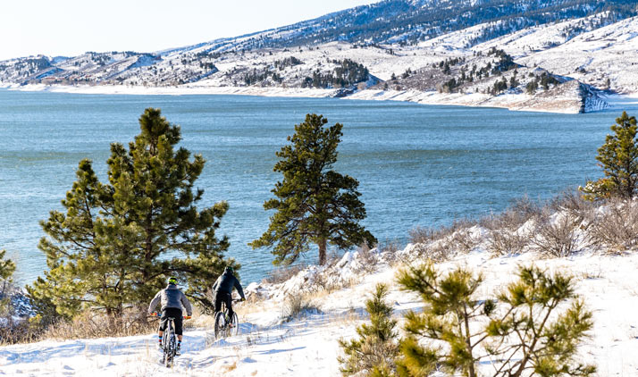 Fat Tire Biking am Horsetooth Reservoir