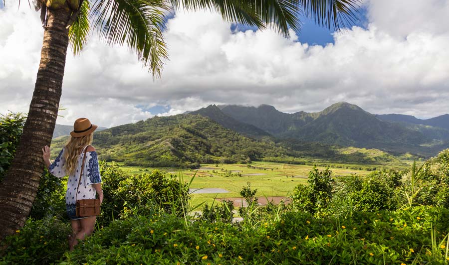 Hanalei Lookout auf Kauai