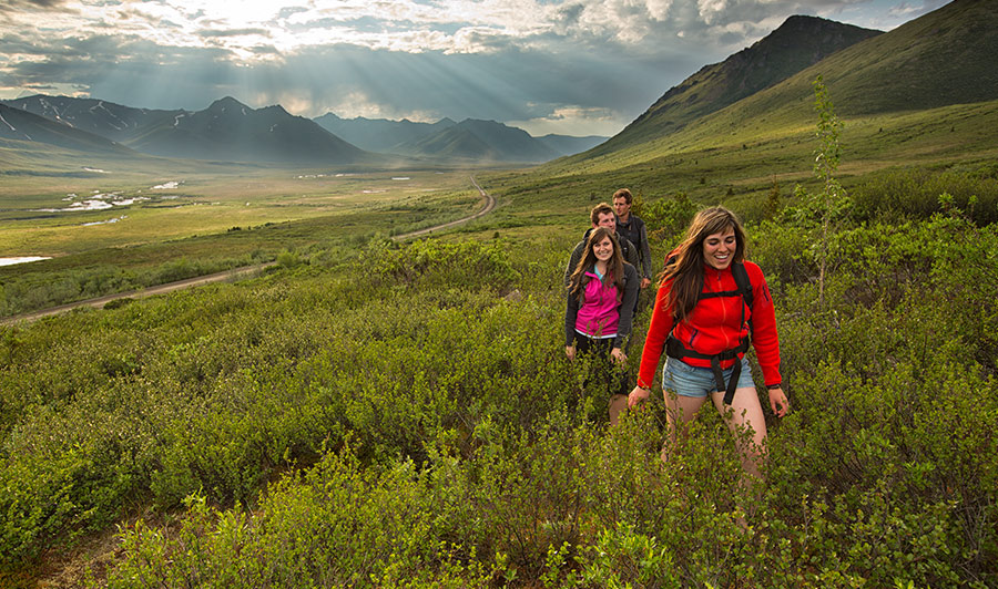 Wandern im Tombstone Territorial Park am Dempster Highway